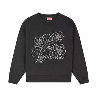 Kenzo Zwarte Constellation Sweater - Dames - Sweatshirts - Zwart - XS - Katoen - Hoodies & sweatvesten