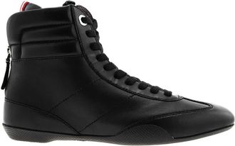Bally Asha Leather High-Top Sneakers