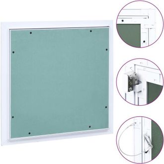 vidaXL Vidaxl - Pannello di Accesso Telaio in Alluminio e Cartongesso 400x400mm