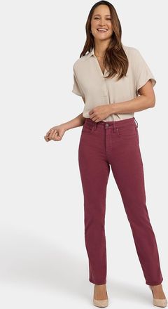 NYDJ Marilyn Straight Jeans | Echte Bourgondi&euml;