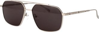 Alexander McQueen Aviator Zonnebril - unisex - Zonnebrillen - Geel - 59 MM - Accessoires