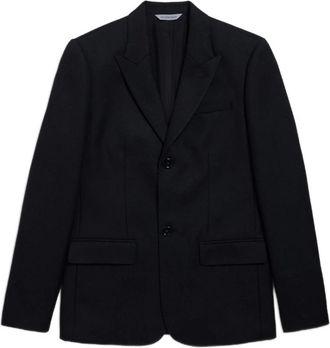 Balenciaga Jassen - Heren - Blazers - Zwart - M - Nylon - Jassen