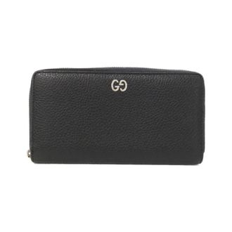 Gucci Black Leather Long Wallet (Bi-Fold) (Pre-Owned)
