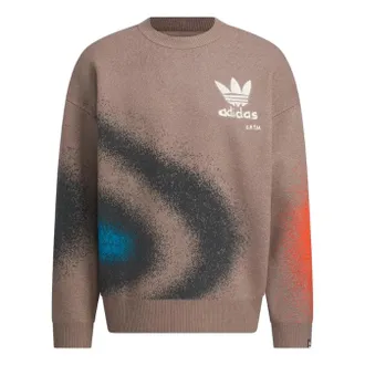adidas Originals x Song for the Mute All Over Print Sweater Asia Sizing Brown Red Blue IY9517