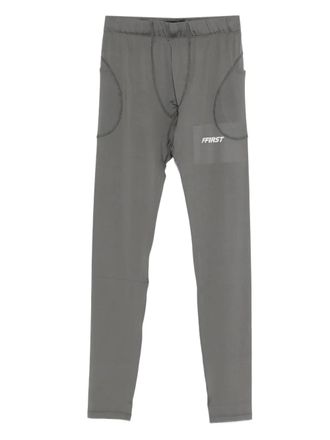 Family Fir$t Milano side-pocket performance leggins - Grey