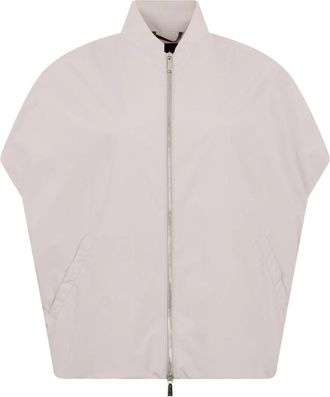 Moorer Dali Cape - Dames - Zomerjassen - Beige - L - Polyester - Jassen