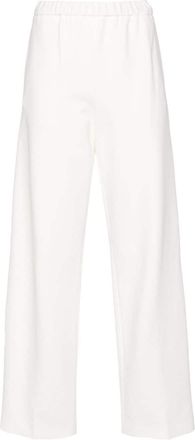 Fabiana Filippi beaded-trim trousers - women - Viscose/Polyamide/Elastane/Acetate/Silk/Polyester/Elastane - 44 - White