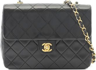 Chanel Borsa a spalla matelass&eacute; 1989-1991 - Nero