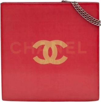 Chanel Pre-owned Cross Body Bags, female, Red, Size: ONE SIZE Pre-owned Vintage Shoulder Bag