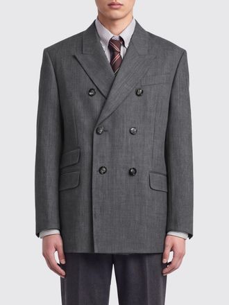 Ami Blazer doppiopetto in lana vergine con rever a lancia