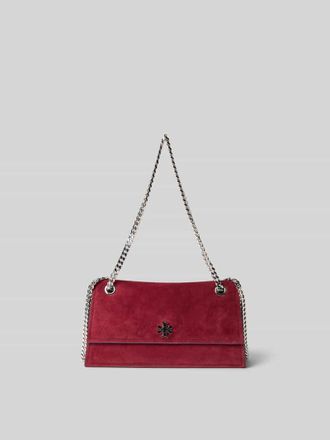 Tory Burch Tory Burch Shoulder Bag mit Logo-Detail in Dunkelrot, Gr&ouml;&szlig;e 1