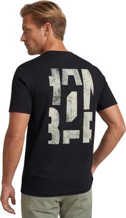 HUGO BOSS Zwarte katoenen t-shirt Boss Orange Te_Groove ronde hals