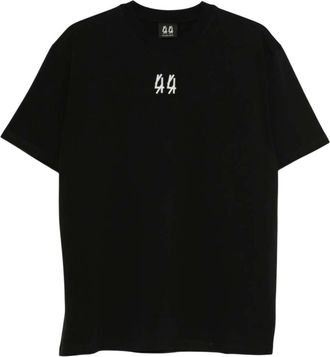 44 Label Group Black Crew Neck T-Shirt