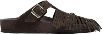 Birkenstock Gizeh Fringe Suede Sandals