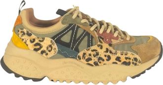 Flower Mountain Solin Sneaker - Dames - Sneakers - Bruin - 39 EU - Leer - Schoenen