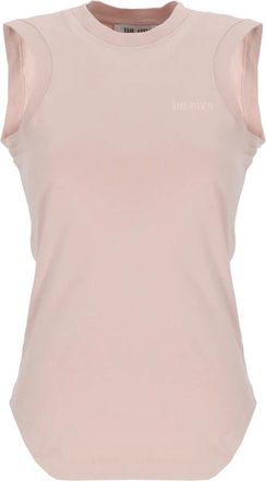 The Attico Sleeveless Tops, female, Pink, Size: M Reese Tank Top