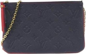 Louis Vuitton Pre-owned Clutches, female, Blue, Size: ONE SIZE Pre-owned Monogram Empreinte Pochette