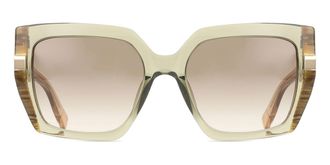 Furla SFU818 096R Mens Sunglasses Green Size 55