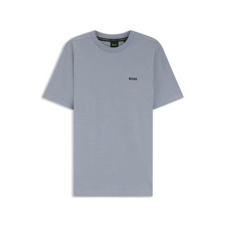 BOSS Stretch-cotton T-shirt with logo detail