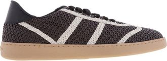 Ferragamo Dillon Woven Knit Low-Top Sneakers, Size 9