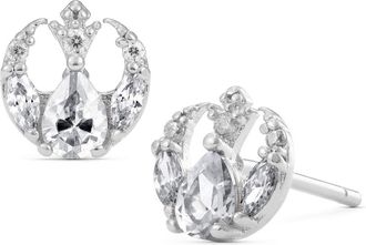 Girls Crew Star Wars Rebel Alliance Insignia Cubic Zirconia Stud Earrings in Silver at Nordstrom