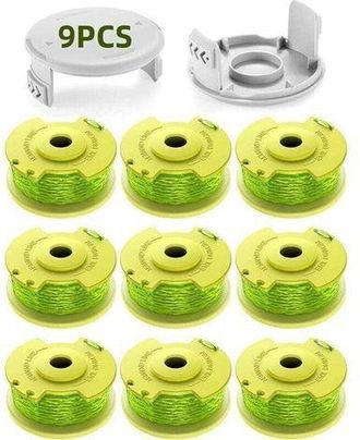 OEM Paquete De 11 Bobinas De Repuesto Para Desbrozadoras Ryobi One+ De 18 V, 24 V Y 40 V, De 2 Mm De Di&aacute;metro Y 3,4 M De Longitud. Desbrozadoras De Repues