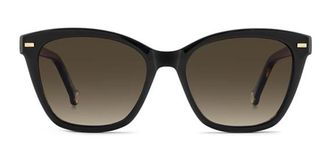 Carolina Herrera HER 0334/C with Clip-on 086 Womens Sunglasses Tortoiseshell Size 53