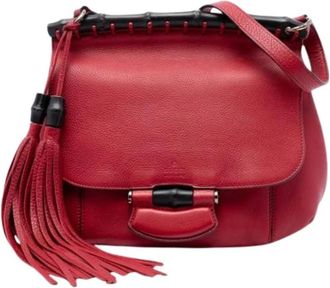 Gucci Pre-owned Nouveau Fringe - - Pre-owned - Donna - Rosso - ONE SIZE