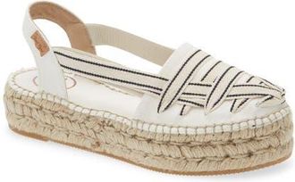 Toni Pons Rio Platform Espadrille in Cru-Negre at Nordstrom, Size 11Us