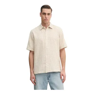 Sams&oslash;e & Sams&oslash;e Hombre, Camisas, Beige, Talla: S