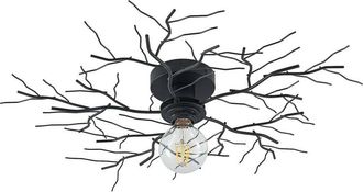 Lindby L&aacute;mpara De Techo vetki En Negro Metal - Lindby