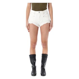 Isabel Marant Dames, Korte broeken, Wit, Maat: XS Denim