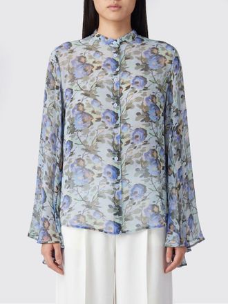 Semicouture Camicia in viscosa con stampa floreale