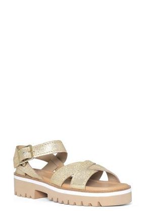 Donald J Pliner Lug Sole Slingback Sandal in Platino at Nordstrom Rack, Size 7.5