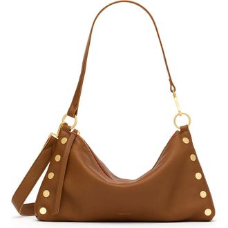 Hammitt Medium Kyle Leather Shoulder Bag in Mahogany /brushed Gold Red at Nordstrom