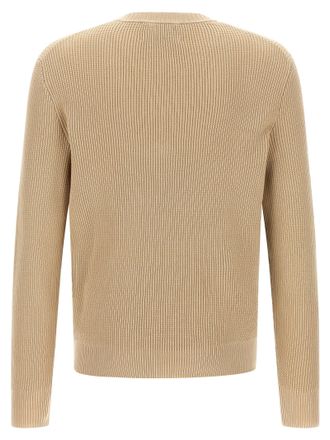 Ballantyne Argyle Jacquard Sweater - Beige