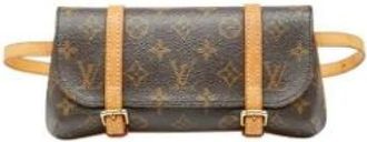 Louis Vuitton Pre-owned Fanny Pack Pochette - Dames - Vintage Heuptassen - Bruin - ONE Size - Leer - Vintage