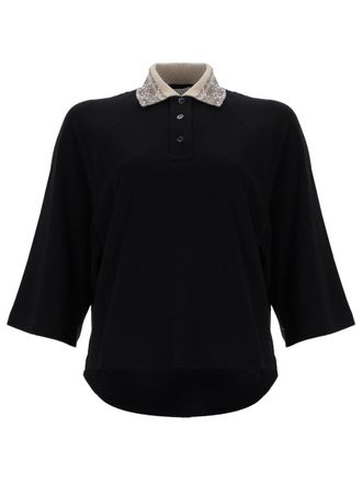 Brunello Cucinelli Brunello Cucinelli Poloshirt mit Dazzling-Kragen