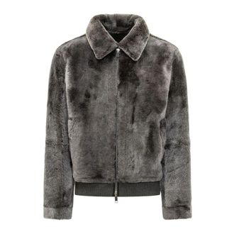 Yves Salomon Jas 64 cm - Heren - Jassen - Grijs - Maat: XL