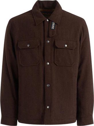 Woolrich Alaskan Shirt Jacket - Heren - Jassen - Bruin - Maat: 2XL Katoen