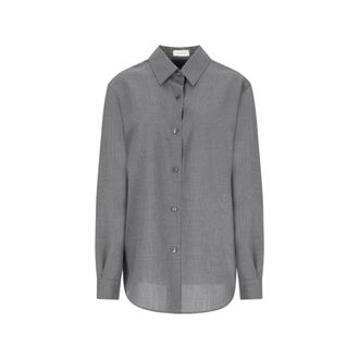 Magda Butrym Shirts, female, Gray, Size: XS Buttoned Shirt