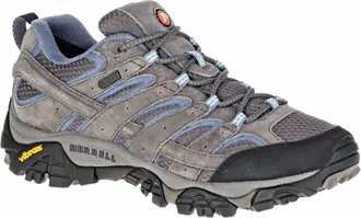 Merrell Womens Moab 2 Waterproof Hiking Shoe In Granite
