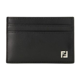 Fendi FF Squared Card Holder - male - Fendi - Wallets & Cardholders - Black - ONE SIZE - Accessories