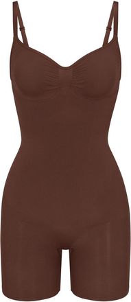 SKIMS Seamless Sculpt Mid-thigh Bodysuit - Brown - Xxxl (UK26-28)