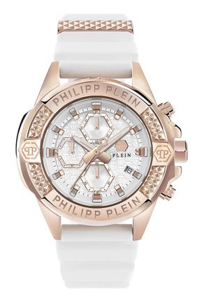 Philipp Plein The $kull Chrono Heren Horloge Wit PWWFA0325
