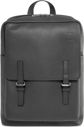 Loewe Military calf-leather backpack - men - Calf Leather - One Size - Black