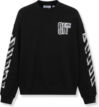 Off-white Skate Crewneck - Heren - Sweatshirts - Zwart - XL - Katoen - Hoodies & sweatvesten