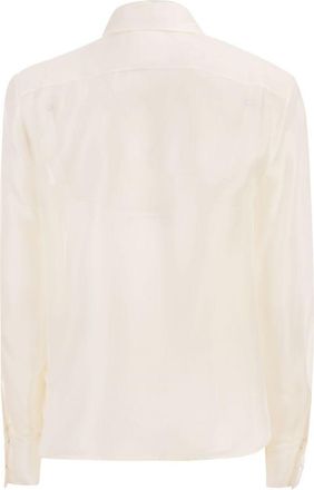 Max Mara Womens Shirt Silk White