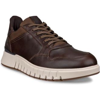 Ecco GRUUV Studio Sneaker in Cocoa Brown/Coffee at Nordstrom Rack, Size 6-6.5Us / 40Eu