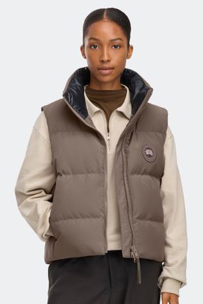 Canada Goose Grandview Cropped Vest Tonal Disc